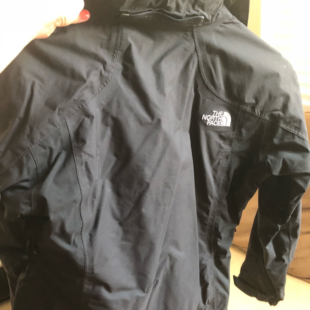 NorthFace black jacket size Small waterproof